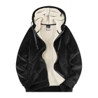 Куртка мужская флисовая в стиле оверсайз, теплая ветровка с капюшоном, утепленная верхняя одежда, модная Повседневная парка, 7XL 8XL, зима