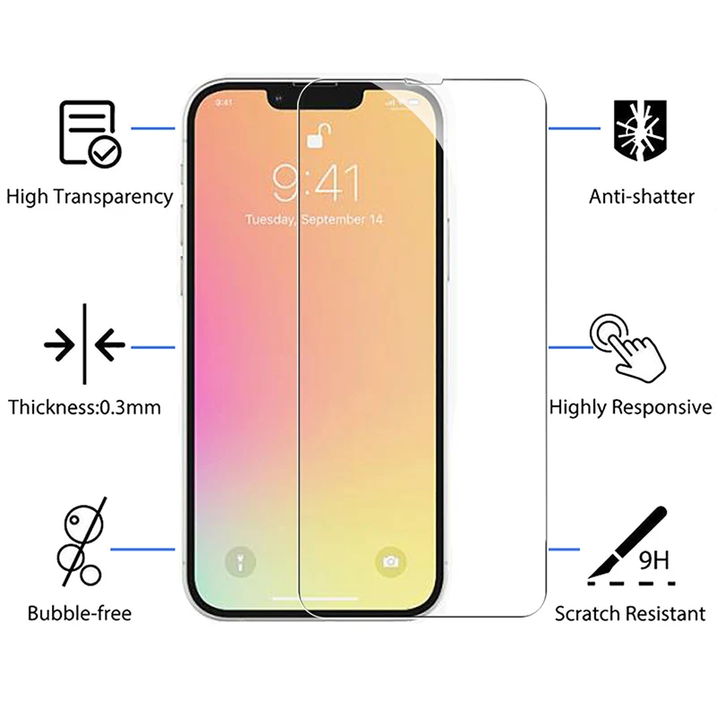 2 в 1 Защитное стекло для iPhone 13 12 11 Pro Max Защита объектива камеры XR XS X SE 2020 7 8 6S Plus 6 |