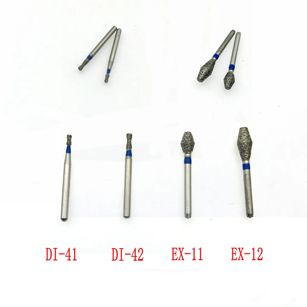 Стоматологические алмазные боры перевёрнутый конус с воротником