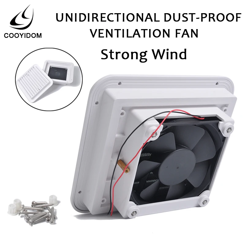 Dust-proof Ventilation Fan Caravan Side Exhaust Air Outlet Vent For RV Motorhome Trailer Boat Yacht caravan camper caranvan