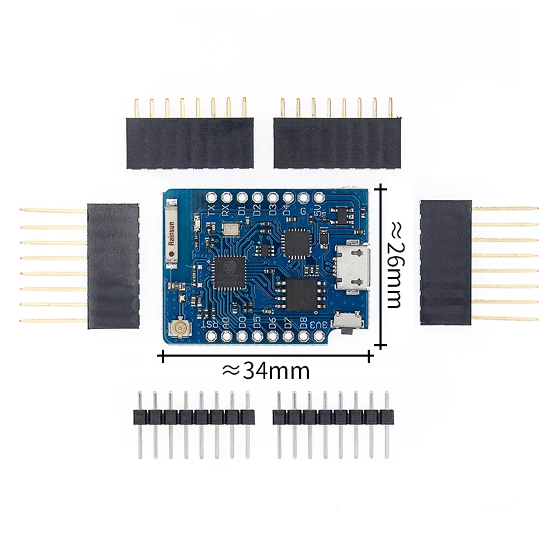 D1 Pro/D1 mini-Mini NodeMcu 4 м байт Lua wifi Интернет вещей макетная плата на основе ESP8266 WeMos