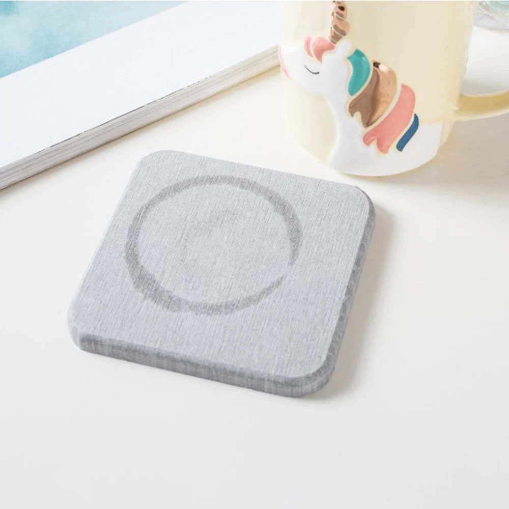 Многоцветная подставка для чашки диатомовая впитывающая нескользящая