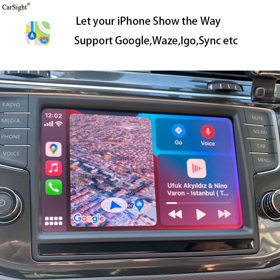 CarSight подключи и работай смартфон Mirrorlink интерфейс APP подключение для CarPlay Skoda Fabia