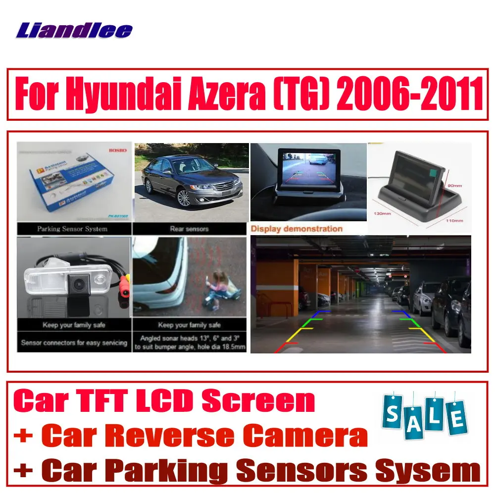HD монитор для Hyundai Azera (TG) 2006 2011 автомобильная цифровая система парковочных