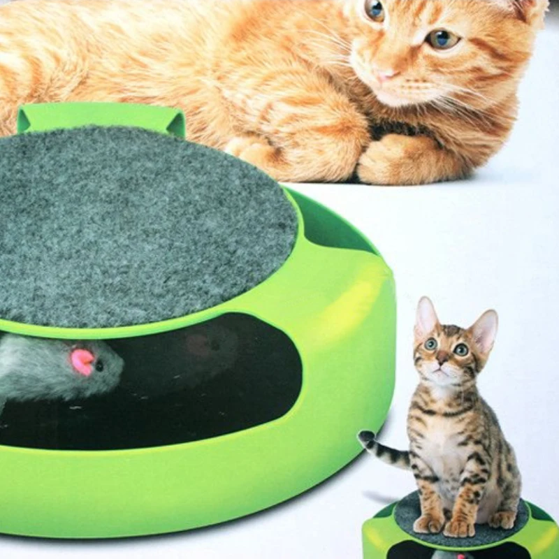 Забавные игрушки для кошек ловите движения мышь мыши 360 вращающиеся милые