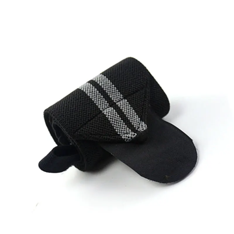 1PCS GRAY 1 шт. Регулируемый дышащий браслет Тяжелая атлетика Powerlifting поддержка запястья фитнес тренажерный зал спортивные эластичные бинты для запястья повязки - Цвет: 1PCS GRAY