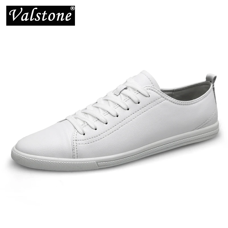 Valstone/Мужская обувь из натуральной кожи Сезон весна лето Повседневные кроссовки