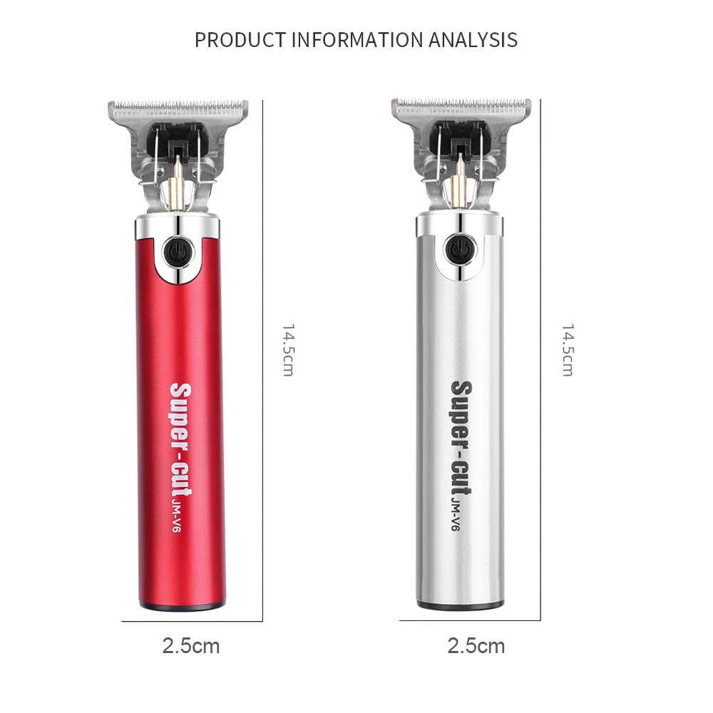 

Professional Hair Clippers Cordless Outliner Hair Trimmer For Men Rechargeable Barber Beard Electric Hair Cutting Machine