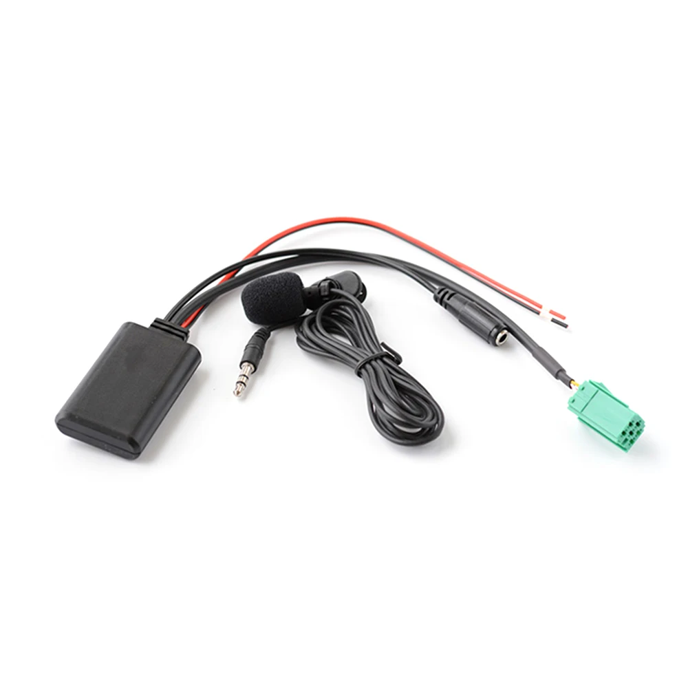 Newest Car AUX Audio BT Adapter with Microphone Handsfree Phone Call AUX-IN ISO 6Pin Replacement for Renault Radio Updatelist | Автомобили