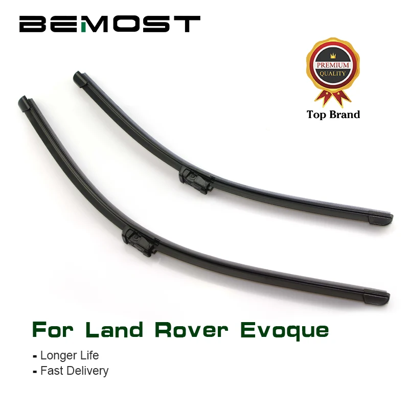 

BEMOST Car Wiper Blades Natural Rubber For Land Rover For Evoque 24"+21",2011 2012 2013 2014 2015 2016 2017 Fit Push Button Arm