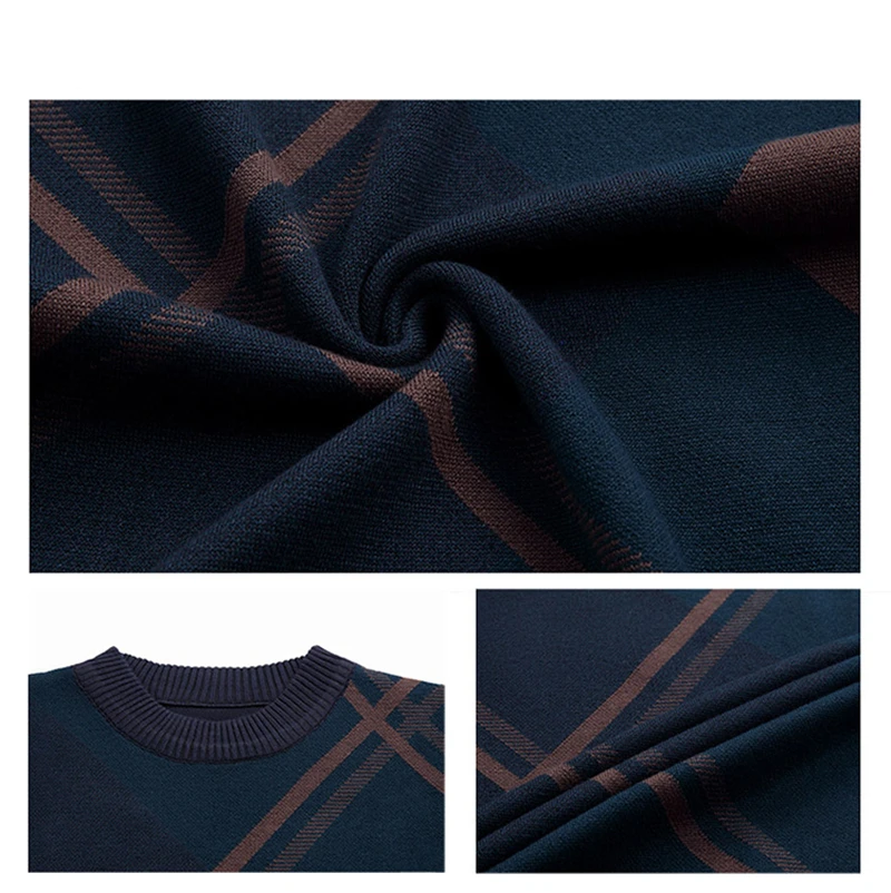 Новинка зимний мужской свитер Повседневный пуловер для мужчин круглый ворот