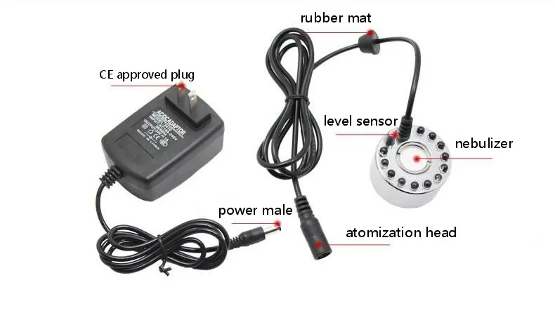 Ультразвуковой распылитель тумана с одной головкой для пруда | Инструменты