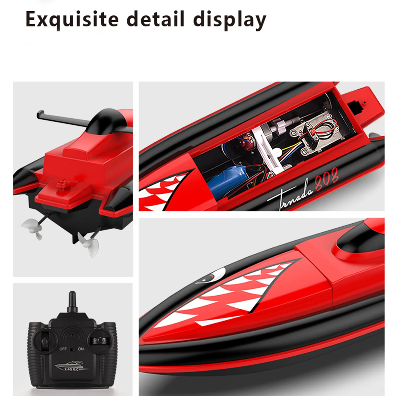 Скоростная лодка с дистанционным управлением водонепроницаемая скоростная 25