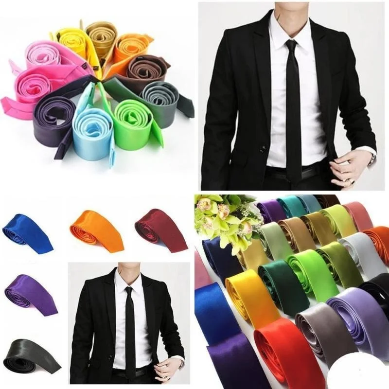 35 цветов узкая версия простой костюм для отдыха мужской свадебный Топ галстук