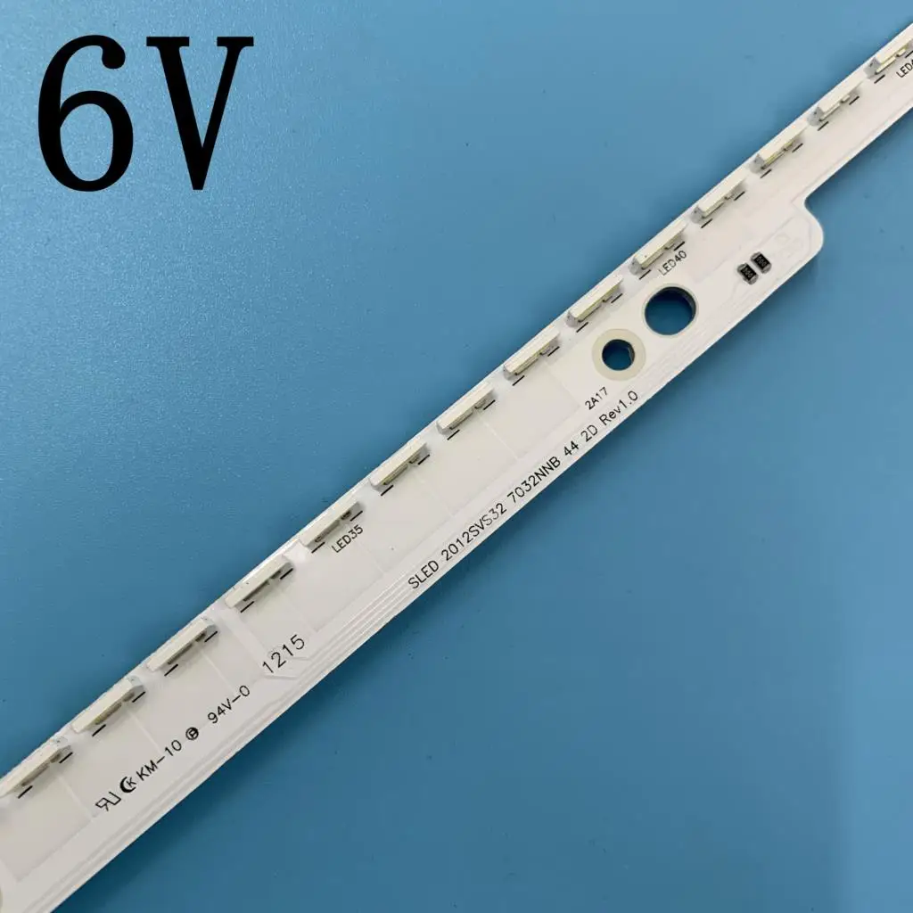 44LED*6V New LED Strip 2012SVS32 7032NNB 44 2D REV1.0 For Samsung V1GE-320SM0-R1 UA32ES5500 UE32ES6100 UE32ES5530W UE32ES5507 | Лампы и