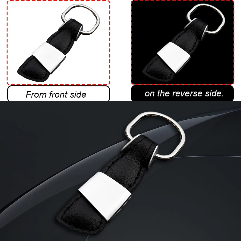 1 шт. 3D металлическая кожаная Автомобильная эмблема брелок для ключей кольца Audi S