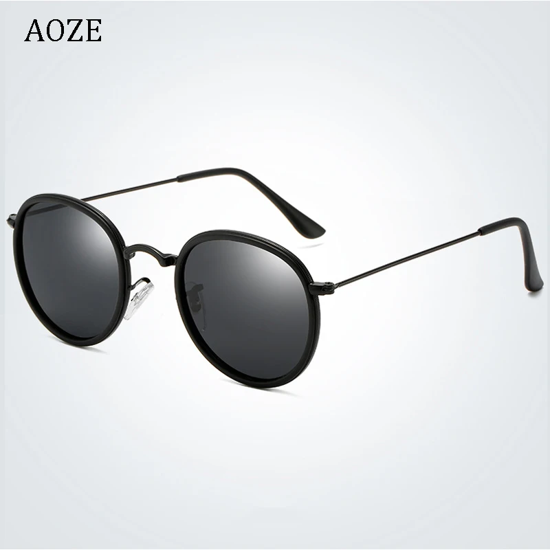 AOZE мужские и женские солнцезащитные очки с поляризационными линзами Винтажные