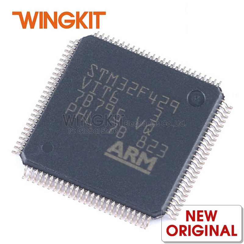 1 шт. STM32F429VIT6 LQFP100 STM32F429VI STM32F429 STM32F4 LQFP 100 32 битный микроконтроллер MCU|Аксессуары для