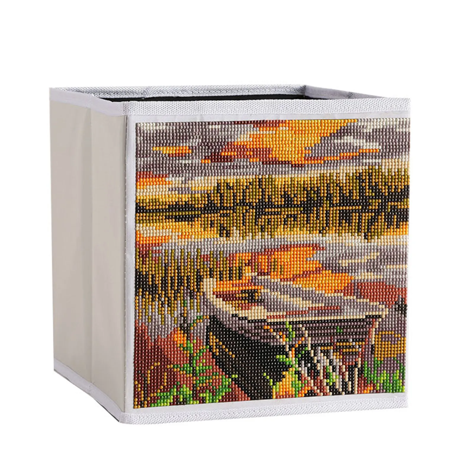 

Лидер продаж 2021, набор для алмазной живописи 5D "сделай сам", коробка для хранения картины с ручкой, инструмент, алмазы из смолы для украшения дома для взрослых, FOU99