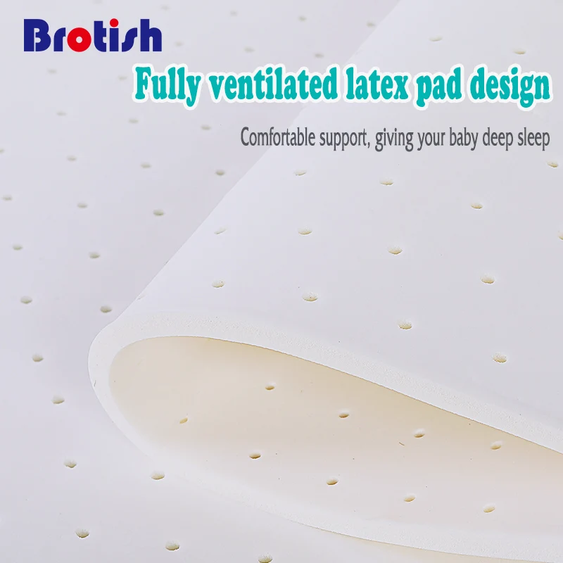 

Baby mattress natural coir newborn latex padded baby child four seasons universal hard mat
