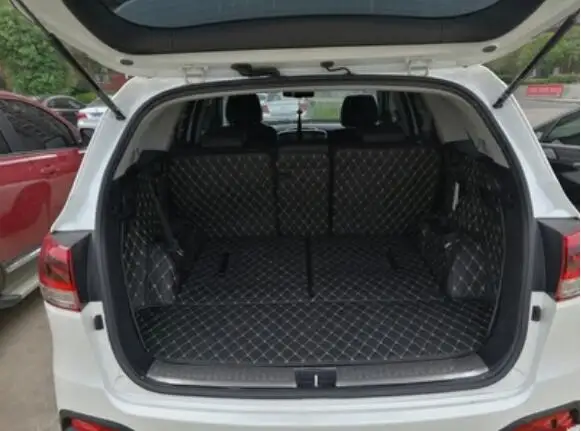 

For Kia Sorento 2015-2017 Car Styling 304 Steel Rear Bumper Protector Window Trunk Protector Decorative Pedal