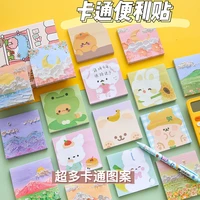 80pcsset creative cartoon landscape convenience book cute basic marker page index sticker memo paper office stationery