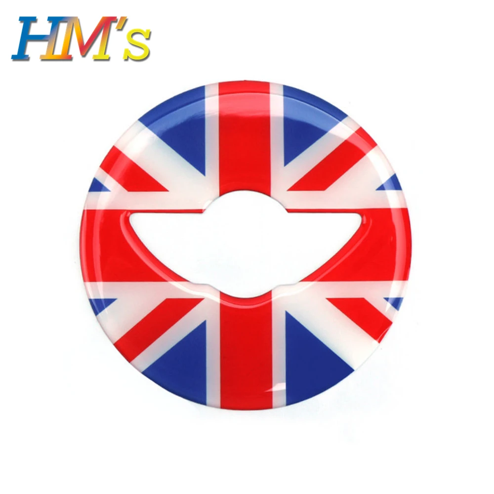 Red Union Jack Наклейки для рулевого колеса автомобиля для Mini Countryman F60 для Mini Clubman F54 аксессуары для укладки для Mini Cooper F56 F55 F57 - Название цвета: Red Union Jack