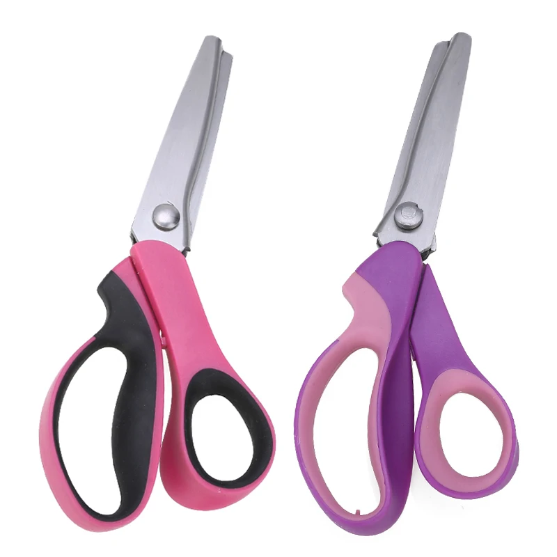 1 шт. швейная Cut профессиональные портные ножницы зигзаг Нержавеющая сталь