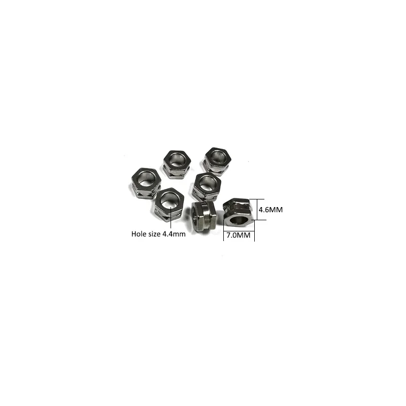 

stainless steel accessories DIY handmade component screw double screw with channel