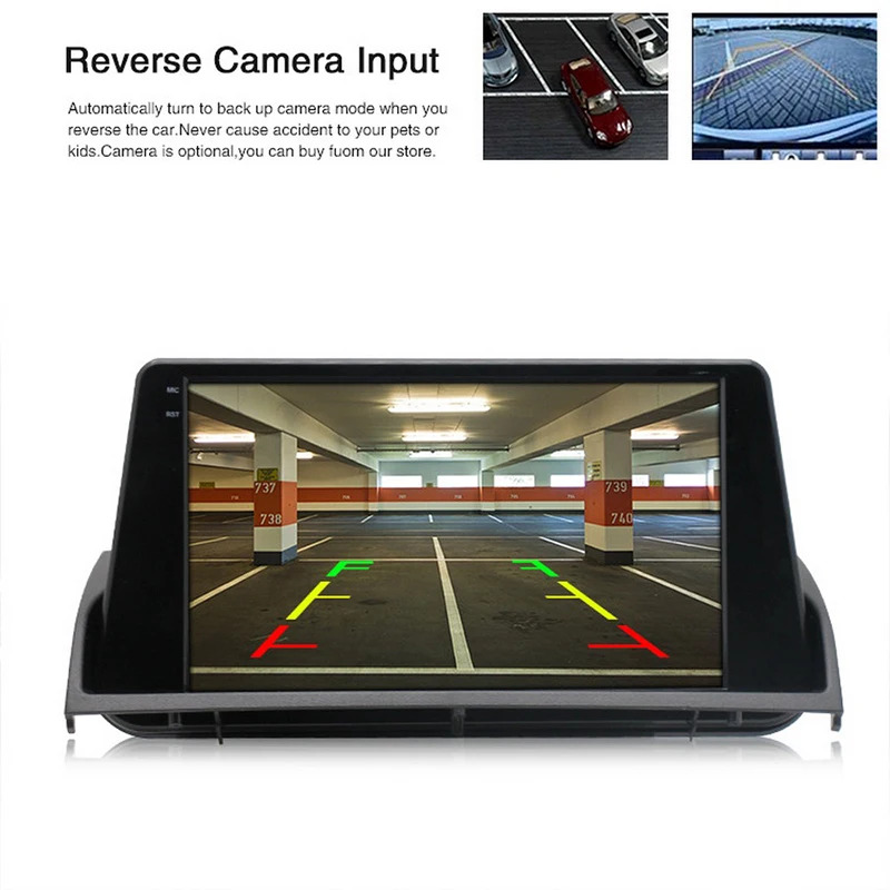 Автомобильный радиоприемник мультимедийный плеер для Mazda 6 2004 2016 навигация GPS 2 din