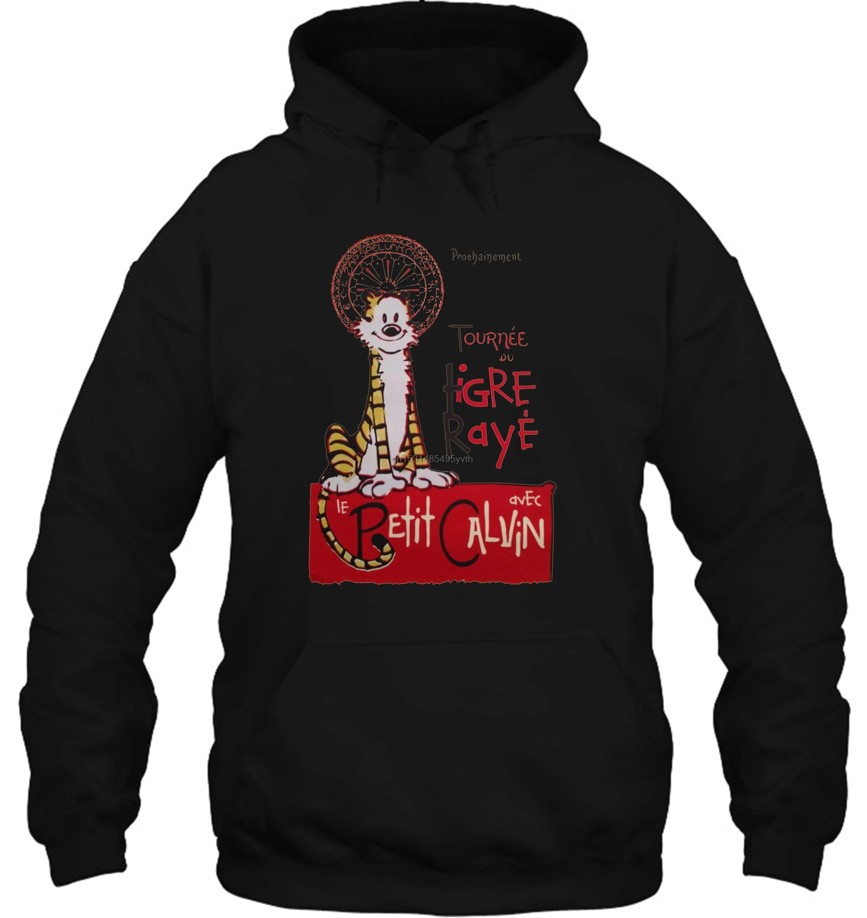 Толстовка с капюшоном для мужчин и женщин стильная уличная одежда принтом Тигре