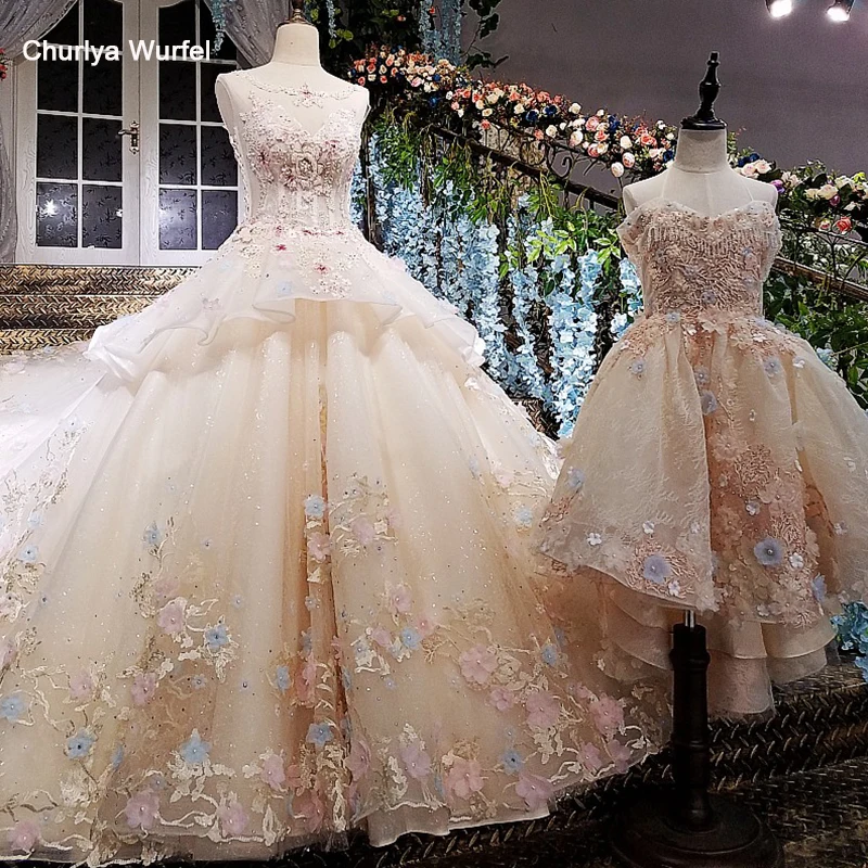 LS00139 O образным вырезом вечерние платья peplum пушистые короткие выпускного вечера
