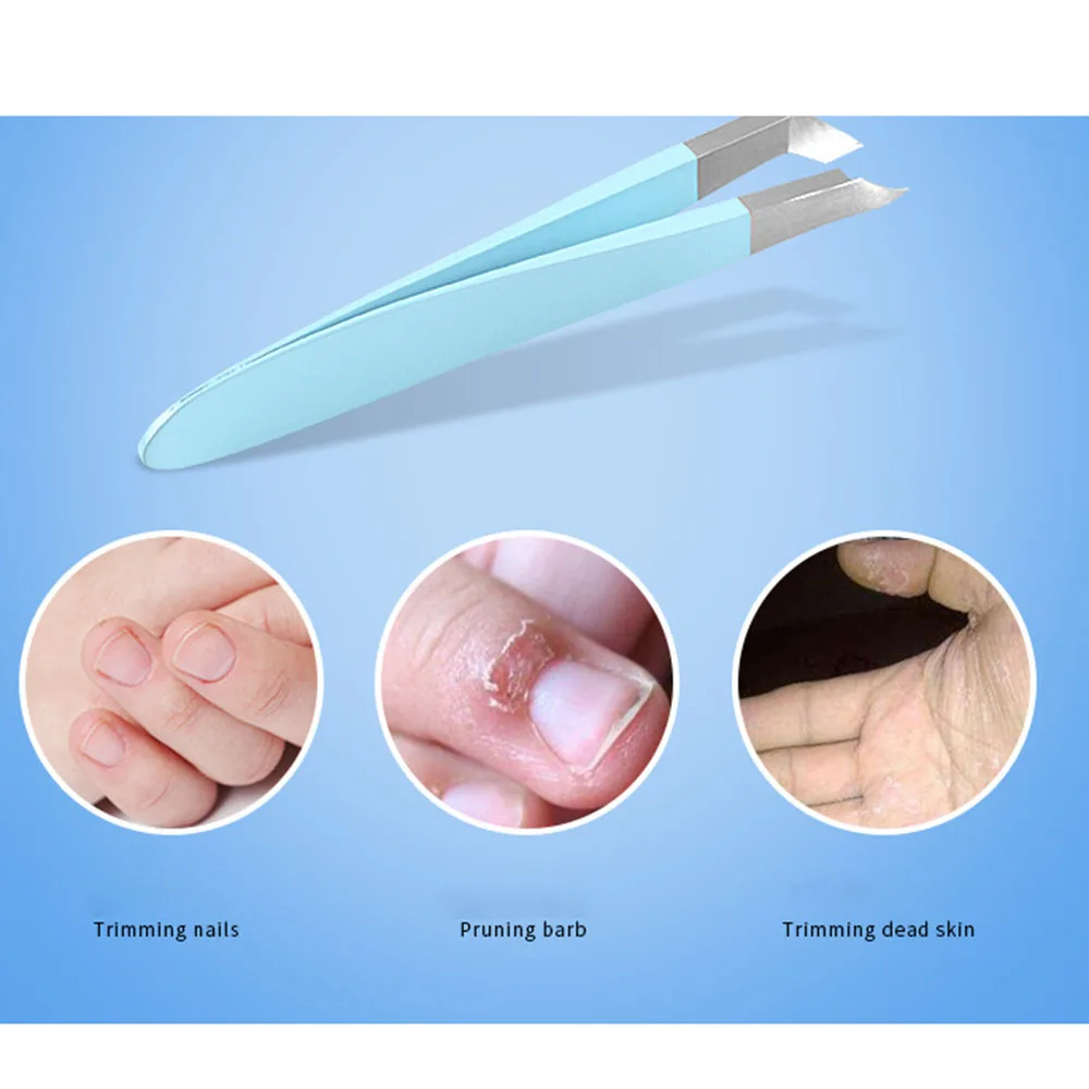 

Small Nail Cuticle Scissors Tweezers Mini Nail Clipper Cutter Trimmer for Finger &Toe Dead Skin Remove Pedicure Tools