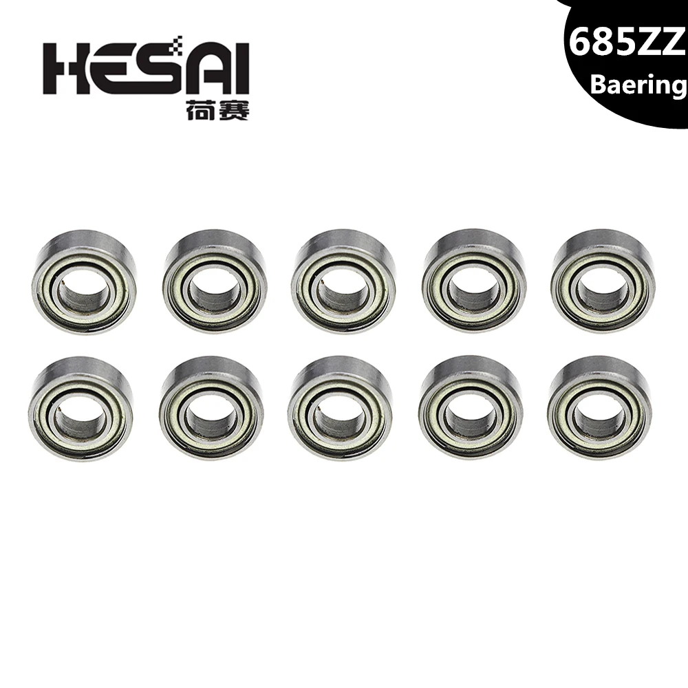 10 шт. шарикоподшипник с глубоким желобом 5*11*5 мм подшипник 685ZZ герметичный двойной