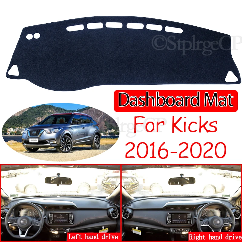 

for Nissan Kicks 2016 2017 2018 2019 2020 P15 Anti-Slip Mat Dashboard Cover Pad Sunshade Dashmat Protect Carpet Car Accessories