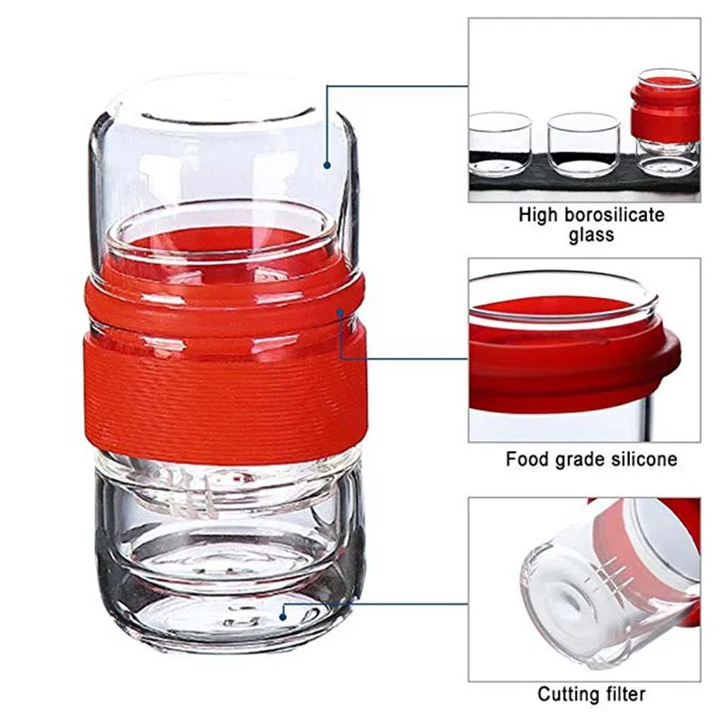 Дорожные чайные принадлежности YMEEI наборы с чехлами стеклянный чайник для Пуэра