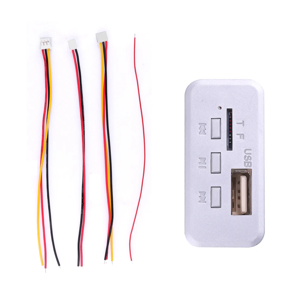 Плата декодера KEBIDUMP3 WMA 5 В 12 аудио модуль беспроводной FM ресивер mp3 плеер радио TF USB