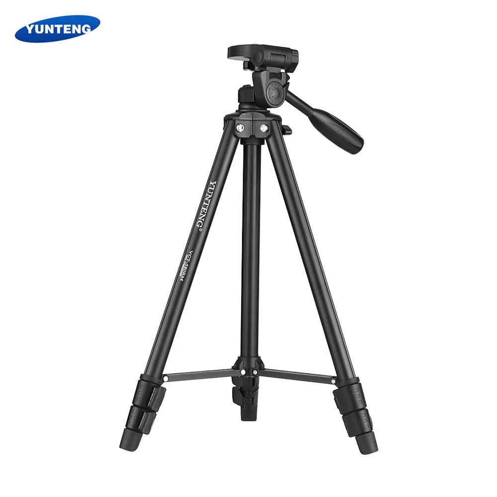 

YUNTENG VCT-580 Aluminum Alloy Tripod Portable Lightweight with 1/4" Screw for Nikon Canon Sony DSLR Cameras Camcorders YUNTENG