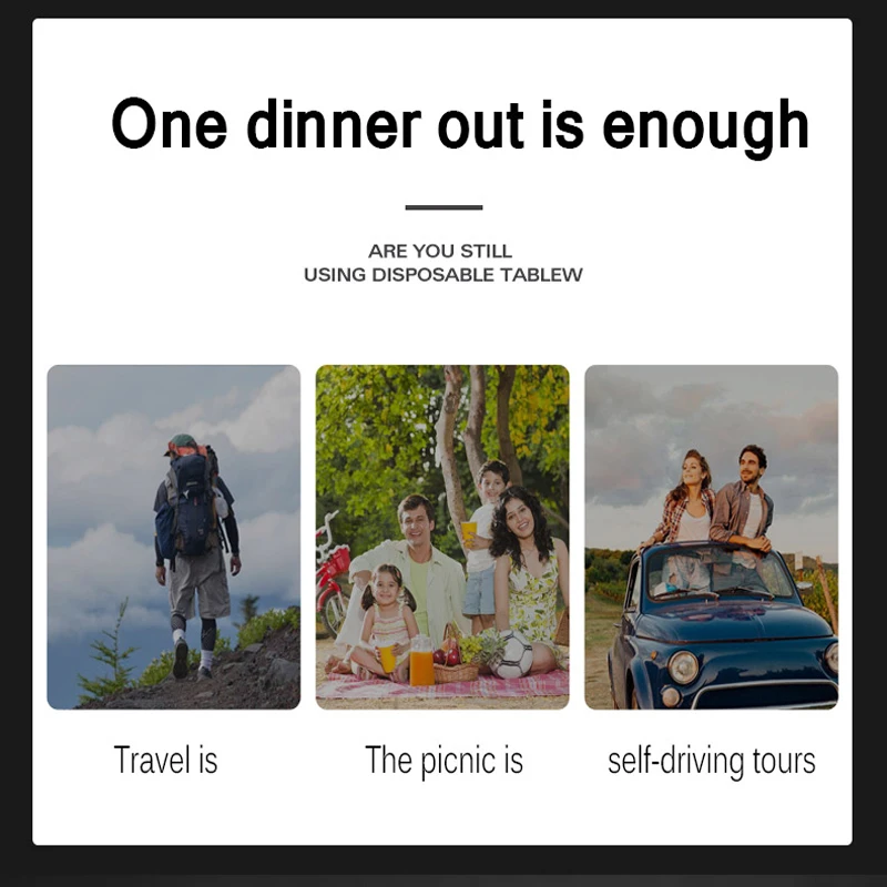 Посуда для кемпинга принадлежности готовки на открытом воздухе 4 в 1 ложка