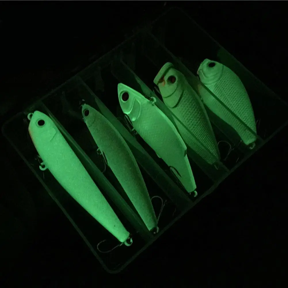 5 шт. световая приманка для рыбалки жесткая гольян искусственная кривошипный