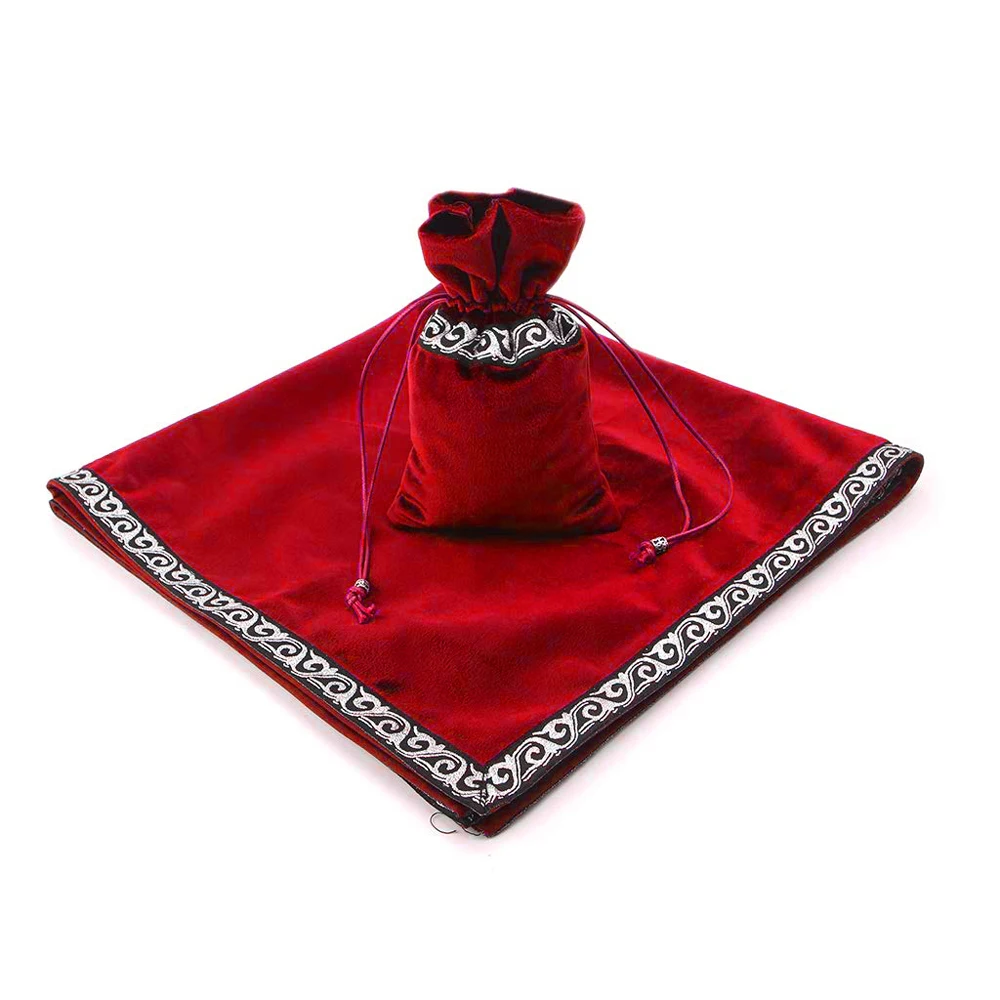 Алтарь Таро карты сумка вечерние скатерти доска скатерть для игры гадание Wicca