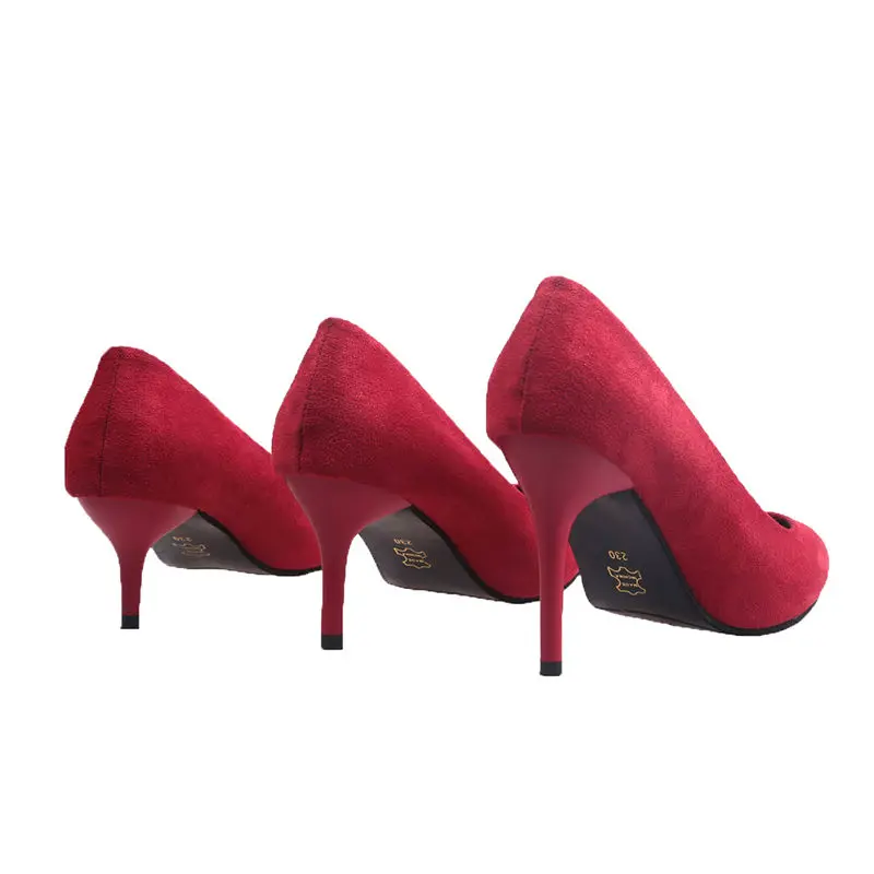 

Brand 9 CM High Stiletto Heels Shoes Women Fashion Classic Pumps Party Office Work Shoes Female Pointed Toe Slip On Dress Shoes