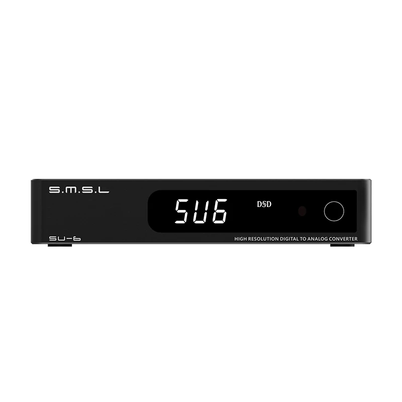 SMSL SU-6 декодер ES9038Q2M OPA1612 * 4 32 бит/768 кГц DSD512 Bluetooth 5 0 SU6 настольный мини аудио DAC с