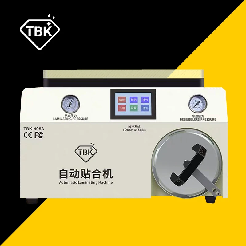 TBK-408A 15 дюймов вакуумный насос lcd ОСА ламинатор Debubbler в одной машине для смартфона сенсорный экран ремонт