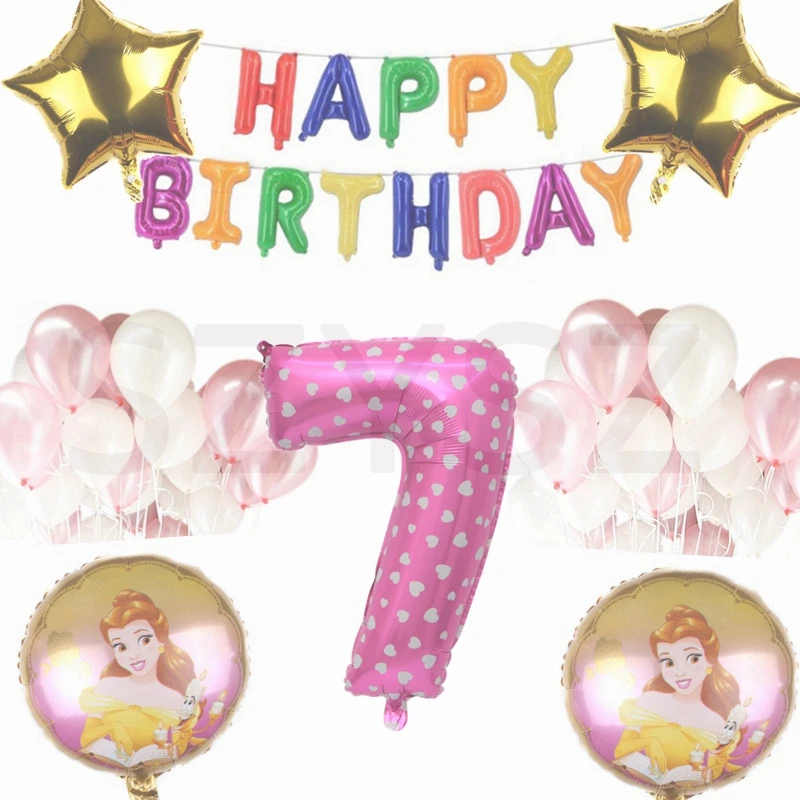 50 шт. декоративные надувные игрушки из фольги в виде цифр | Дом и сад