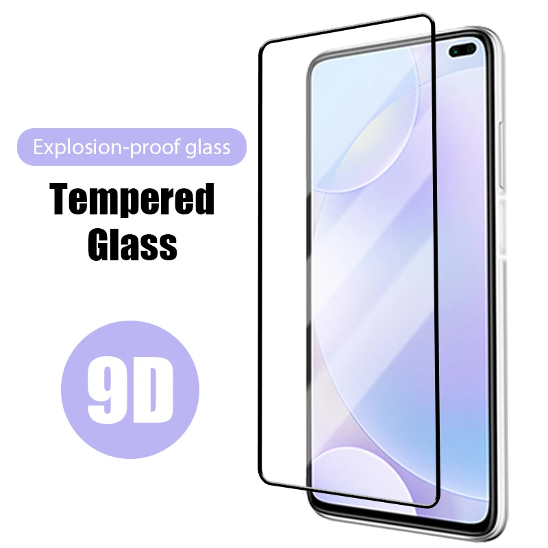 

Full Cover Glass for Redmi Note 9S 9 Pro 5G 4G HD 9D Hardness Glass Film Screen Toughed Protector for Xiaomi Redmi K30 Ultra Pro