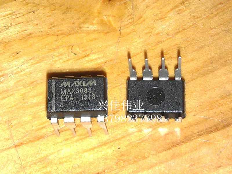 10 шт. Новый MAX3085 MAX3085CPA MAX3085EPA DIP-8 Интерфейс чип приемопередатчик - купить по
