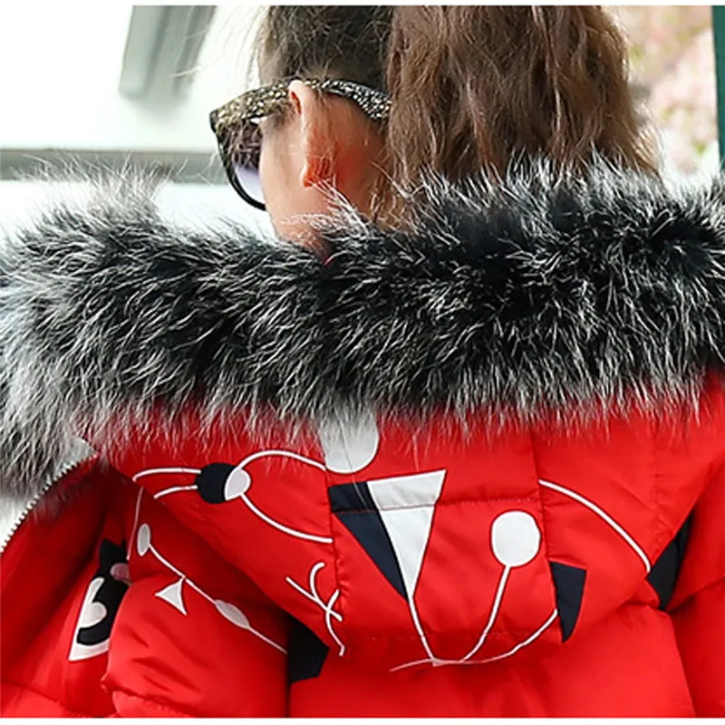 

girls clothes Toddler Kids Girl Winter Padded Faux Fur Hooded Coat Warm Jacket Outerwear down jacket for girls #4N15