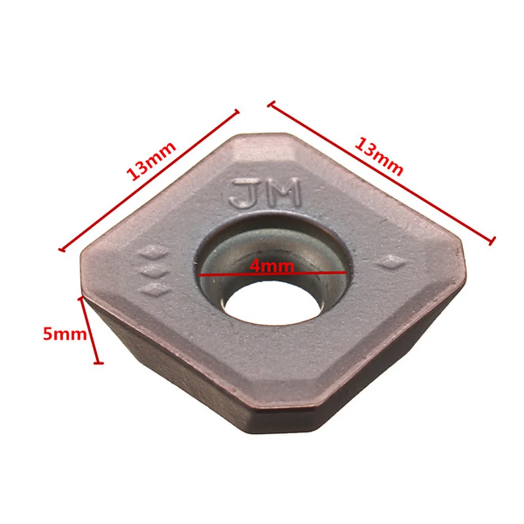 

10pcs 4mm SEMT13T3AGSN-JM VP15TF Carbide Inserts Cutter for Milling Tools Gray