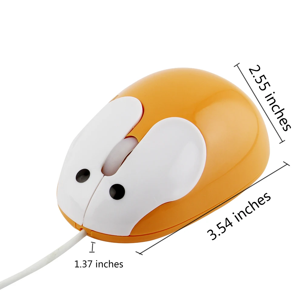 Мини Проводная компьютерная мышь милые животные оптический Usb кабель Mause милый мультяшный кролик портативный розовый подарок мыши для детей для ноутбука